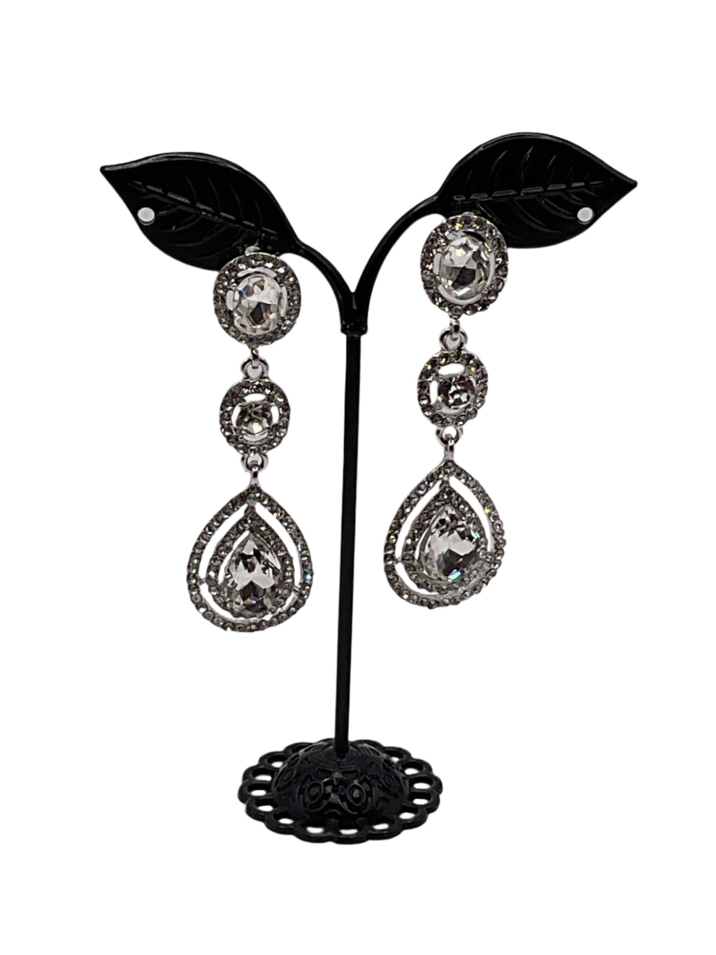 Shiny crystal earrings 6