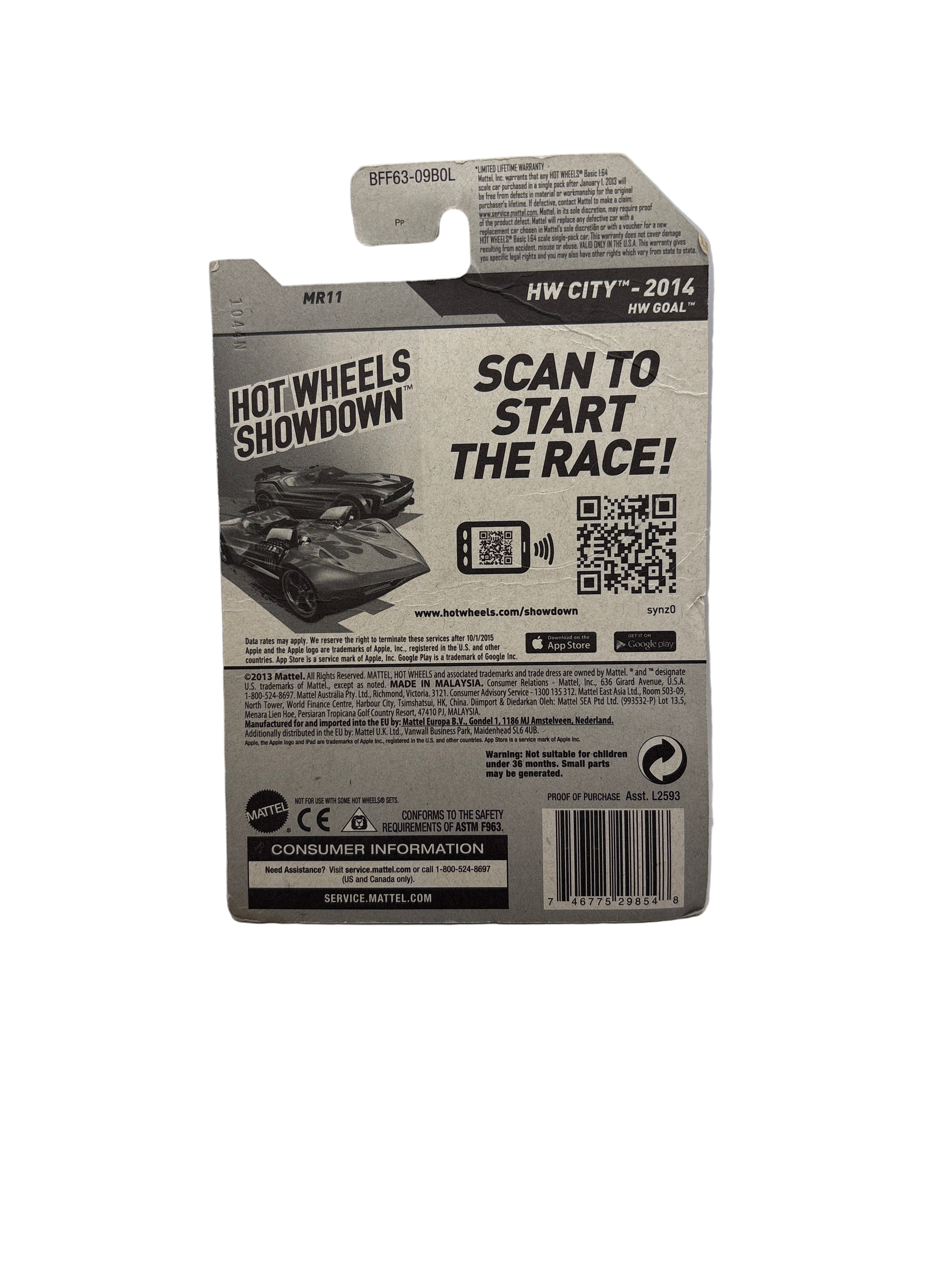 Hot Wheels MR11 Diecast gray