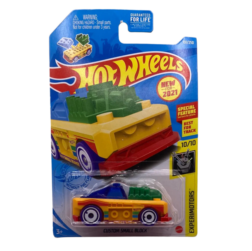 Hot Wheels Custom Small Block Diecast yellow