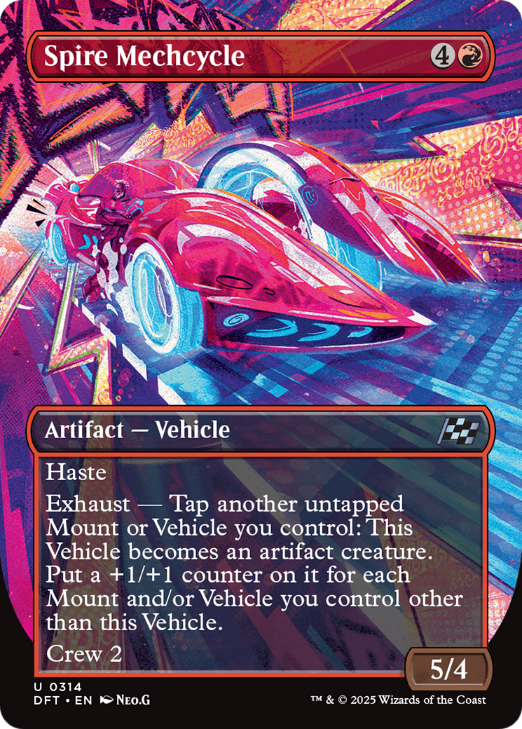 Spire Mechcycle (DFT-314) - Aetherdrift (Borderless) Foil