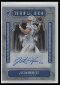 2025 Panini Phoenix Temple Men Autographs Justin Herbert #/49 Auto #TMP-JHT