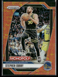 2024-25 Panini Monopoly Classic Icons Orange Prizm #/1499 Stephen Curry #83