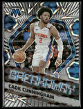 2022-23 Panini Mosaic Breakaway Mosaic White Cade Cunningham #/25 #7