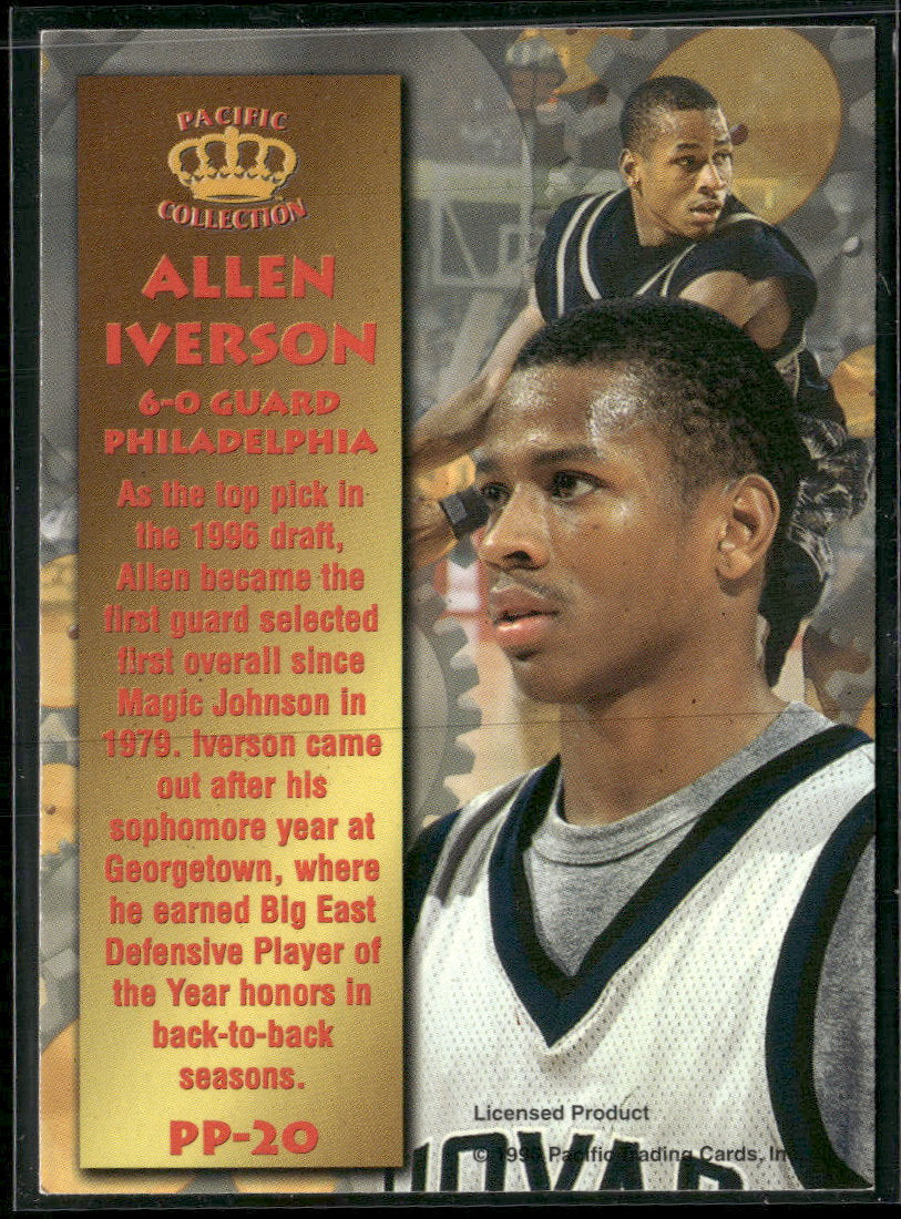 1996 Pacific Power Silver Allen Iverson #PP-20