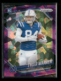 2025 Panini Prizm Purple Ice Tyler Warren #/225 #339