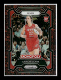 2024 Panini Prizm Monopoly WNBA Red Classic Icons Prizms Caitlin Clark Rookie