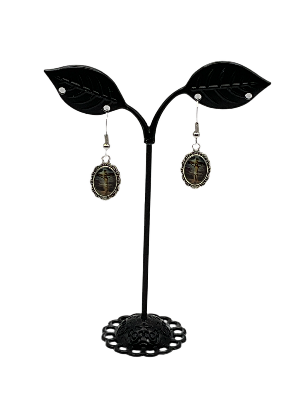 Jesus On Cross Earrings