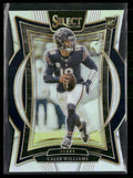 2024 Panini Select Silver Prizm Die Cut Caleb Williams Rookie #25