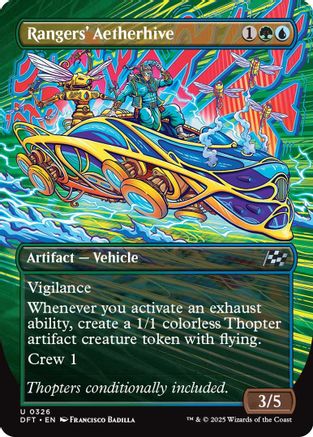 Rangers' Aetherhive (DFT-326) - Aetherdrift (Borderless) Foil