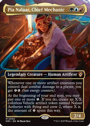 Pia Nalaar, Chief Mechanic (DRC-002) - Commander: Aetherdrift Foil
