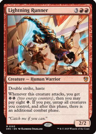 Lightning Runner (DRC-103) - Commander: Aetherdrift