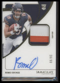 2024 Panini Immaculate Collection Rome Odunze #/99 Auto #104