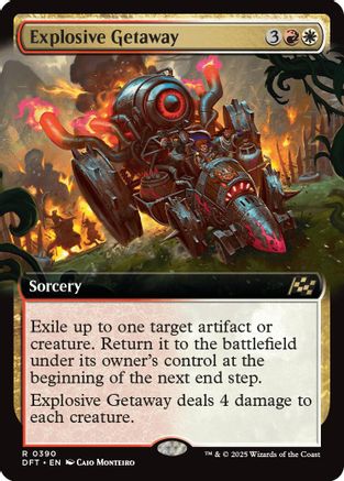 Explosive Getaway (DFT-390) - Aetherdrift: (Extended Art)