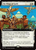 On Wings of Gold (DRC-021) - Commander: Aetherdrift: (enchantment, Extended Art)