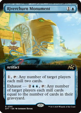 Riverchurn Monument (DFT-381) - Aetherdrift: (Extended Art) Foil
