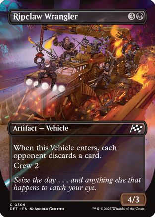 Ripclaw Wrangler (DFT-309) - Aetherdrift (Borderless) Foil
