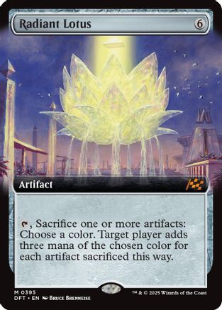 Radiant Lotus (DFT-395) - Aetherdrift: (Extended Art) Foil