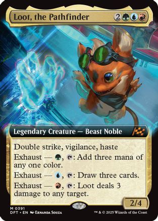 Loot, the Pathfinder (DFT-391) - Aetherdrift: (Extended Art)