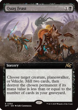 Quag Feast (DFT-384) - Aetherdrift: (Extended Art) Foil