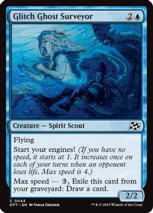 Glitch Ghost Surveyor (DFT-044) - Aetherdrift Foil
