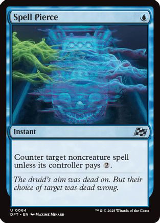 Spell Pierce (DFT-064) - Aetherdrift Foil