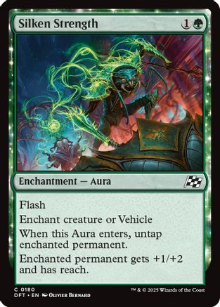 Silken Strength (DFT-180) - Aetherdrift: (enchantment)