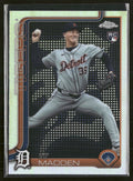 2025 Topps Chrome Lightboard Logo Base Variations Ty Madden Rookie #285