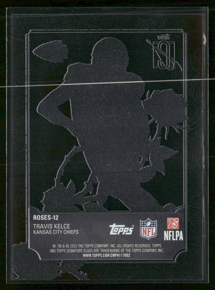 2025 Topps Signature Class Roses Travis Kelce #ROSES-12