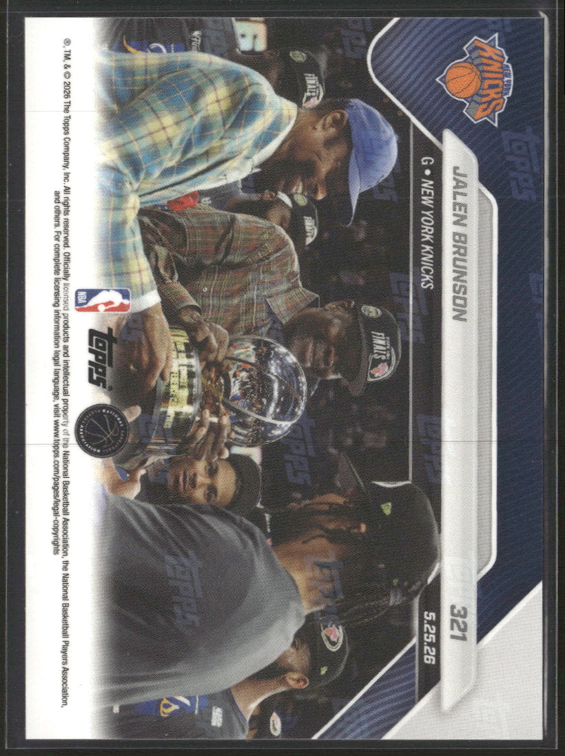 2025-26 Topps Now Jalen Brunson #321