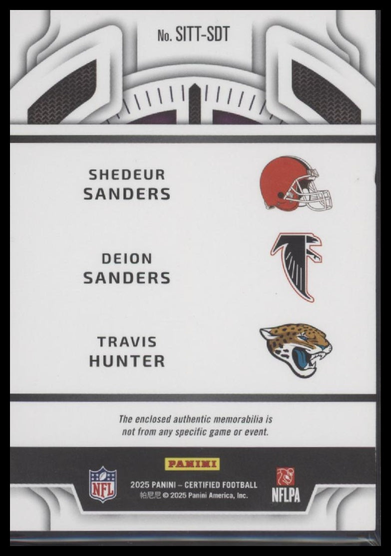 2025 Panini Certified Green /15 Lawrence Taylor / Abdul Carter / Michael Strahan