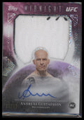 2026 Topps Midnight UFC Rookie Relic Autographs Twilight Andreas Gustafsson #/99