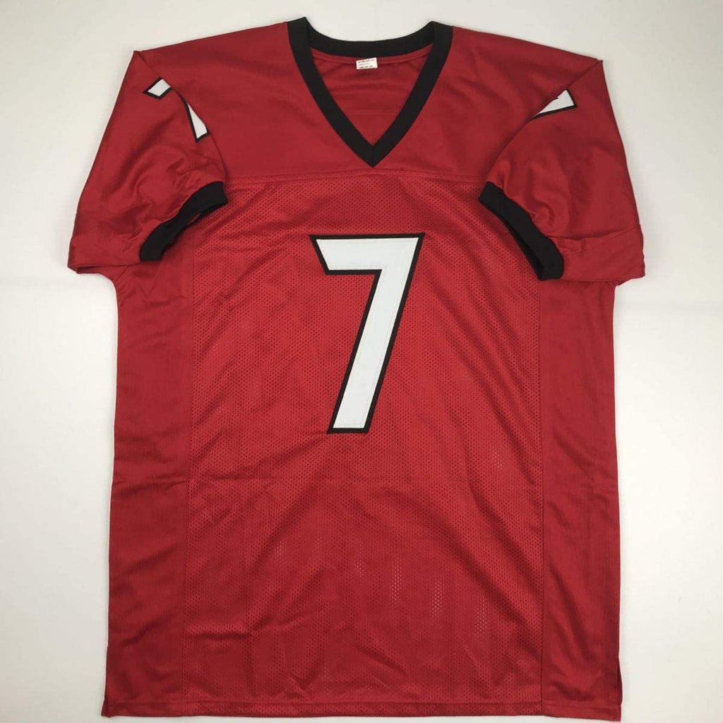 Autographed/Signed D'Andre Swift Georgia Red College Football Jersey Beckett BAS COA