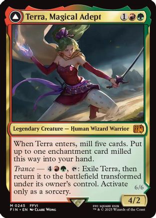 Terra, Magical Adept // Esper Terra (FIN-245) - FINAL FANTASY: (enchantment)