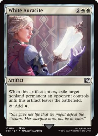 White Auracite (FIN-041) - FINAL FANTASY