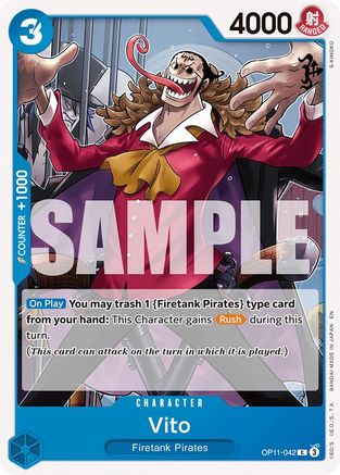 Vito (OP11-042) - A Fist of Divine Speed