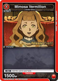 Mimosa Vermillion (090) (UEPR/BCV-1-090) - UE08BT Black Clover Release Event Cards