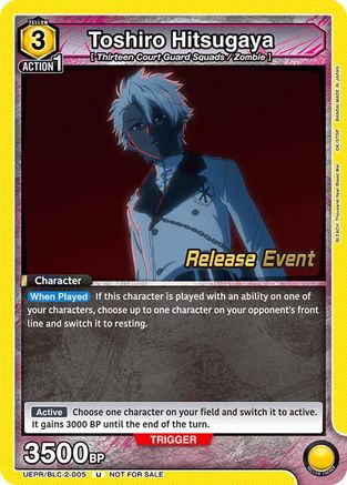 Toshiro Hitsugaya (005) (UEPR/BLC-2-005) - UEX01BT BLEACH ThousandYear Blood War Vol2 Release Event Cards