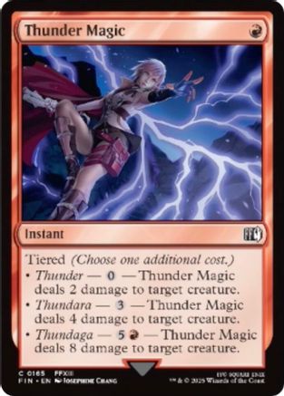 Thunder Magic (FIN-165) - FINAL FANTASY