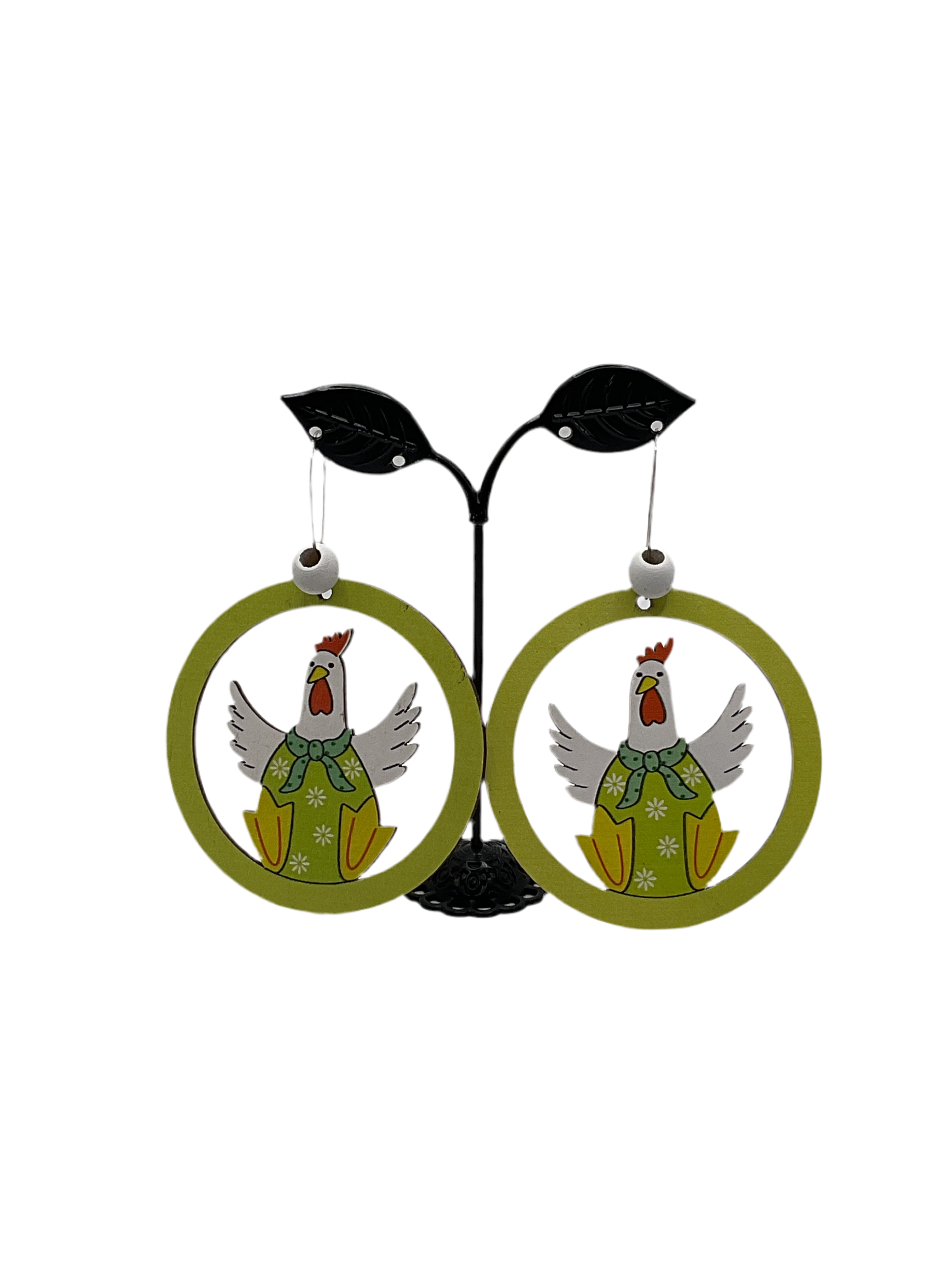 Rooster Earrings