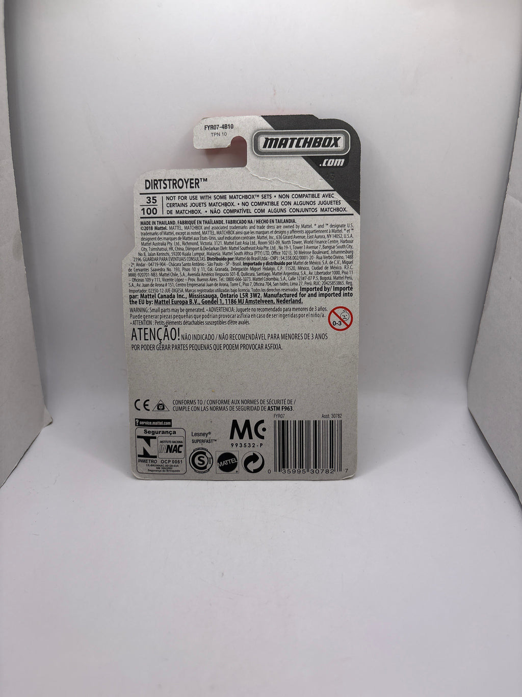 Matchbox Dirtstroyer Diecast green