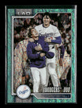 2026 Topps Aqua Holo Foil Dodgers Duo #265
