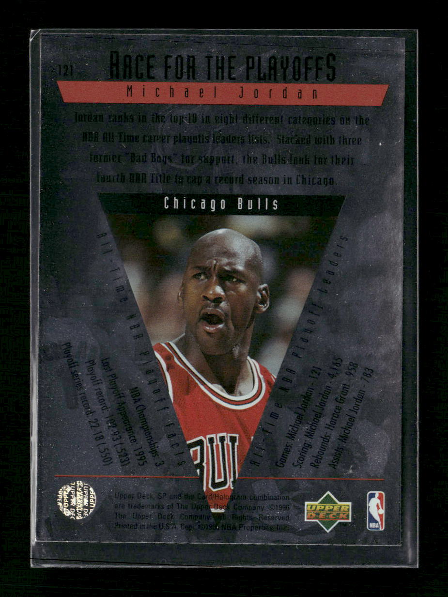 1995-96 SP Championship Michael Jordan #121