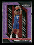 2018-19 Panini Prizm Prizms Purple Wave Shai Gilgeous-Alexander Rookie #184