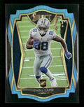 2020 Panini Select Light Blue Prizm Die Cut CeeDee Lamb Rookie #157