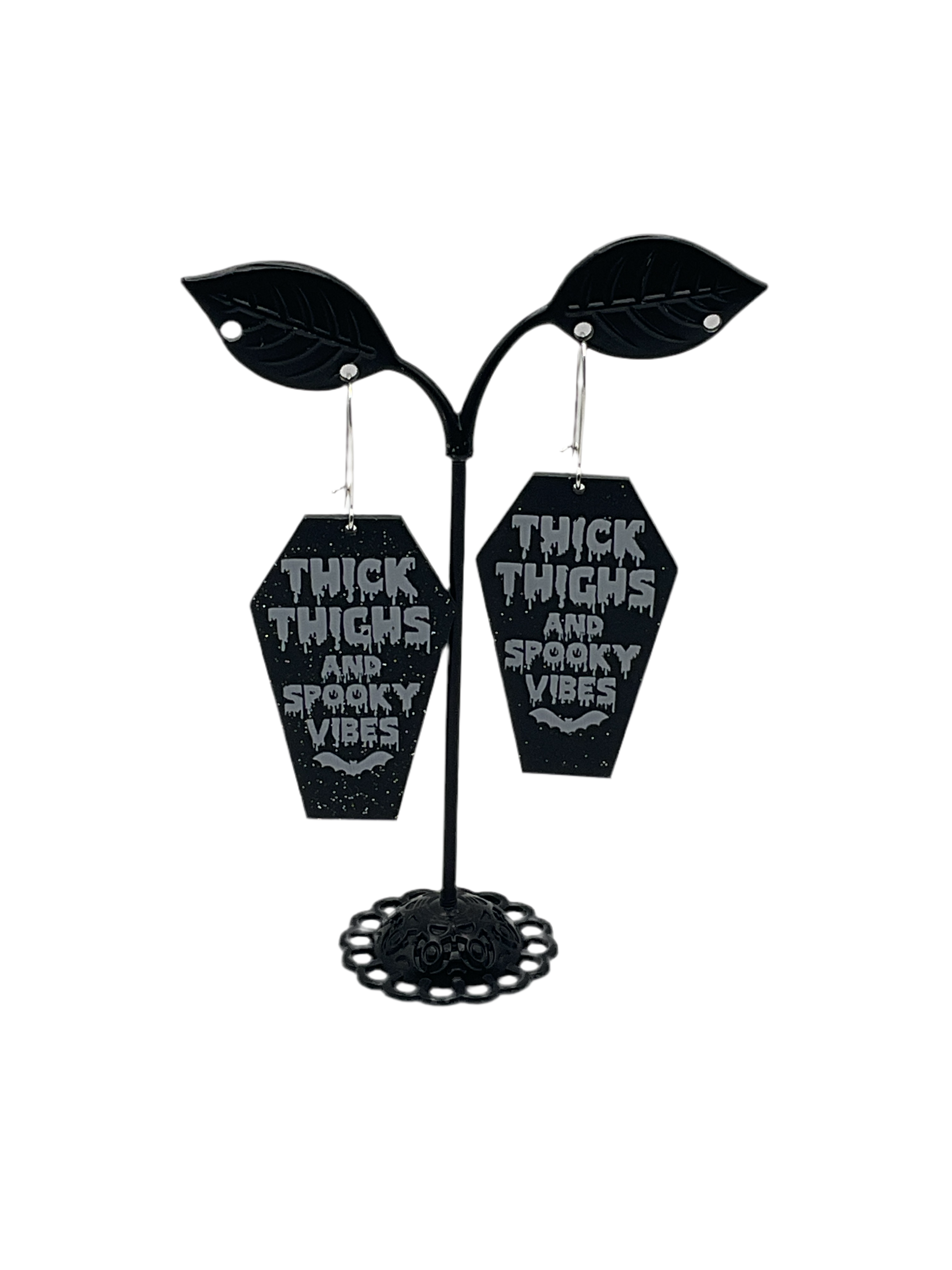 Thick Thighs And Spooky Vibes Earrings
