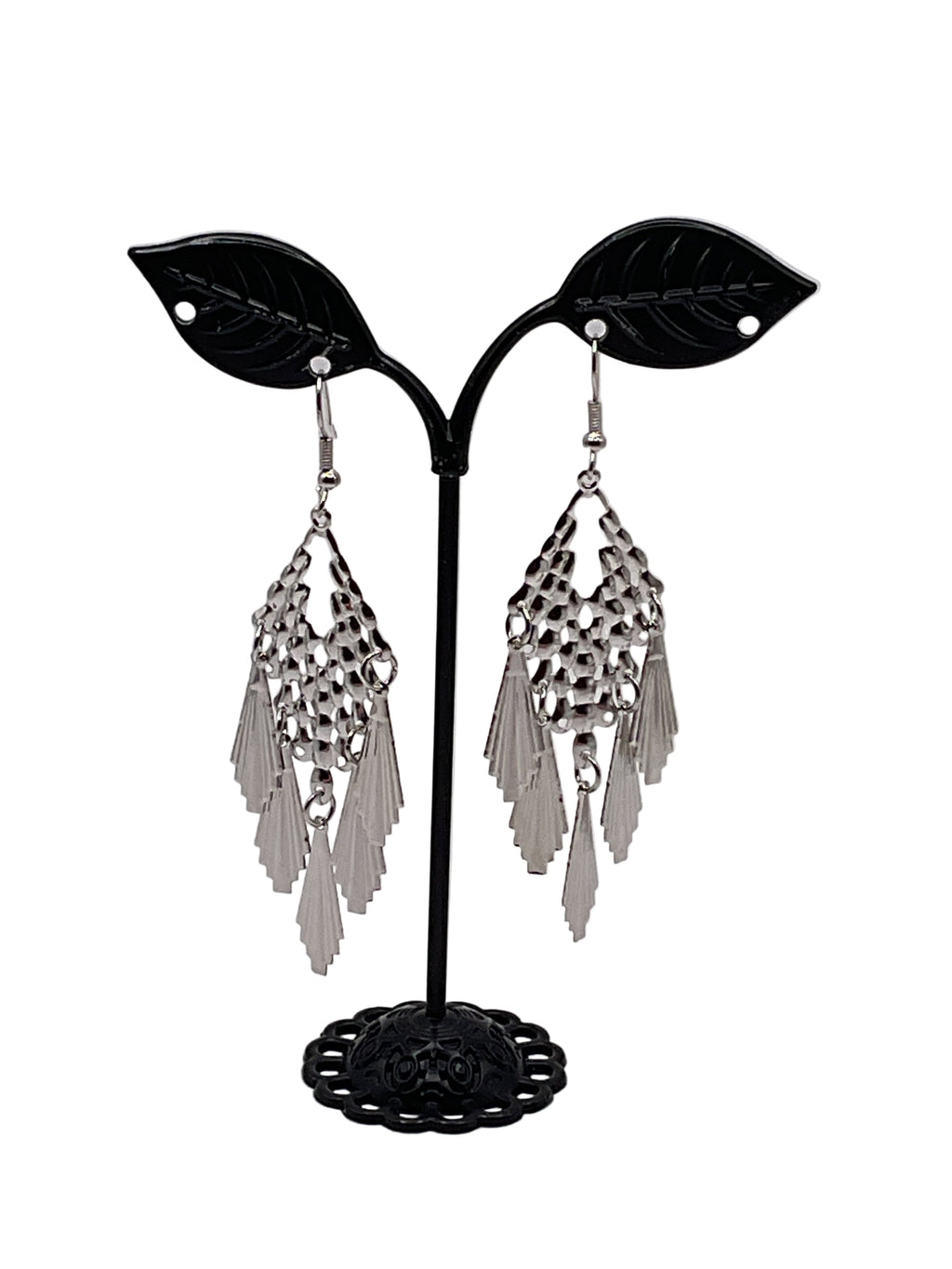 Silver earrings