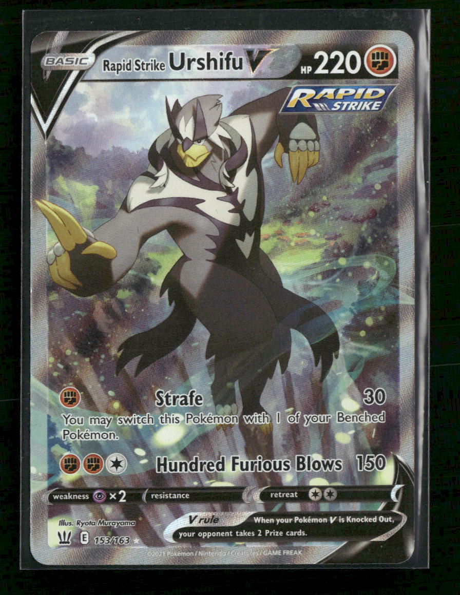 SWSH05: Battle Styles Rapid Strike Urshifu V (Alternate Full Art) #153/163