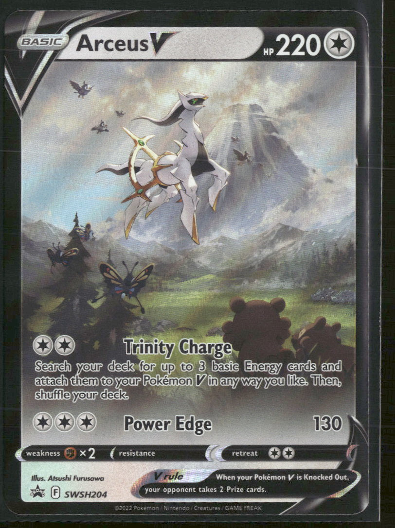 SWSH: Sword & Shield Promo Cards Arceus V #SWSH204