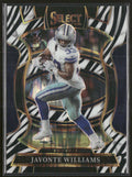 2025 Panini Select Zebra Prizm Shock Jevonte Williams #97