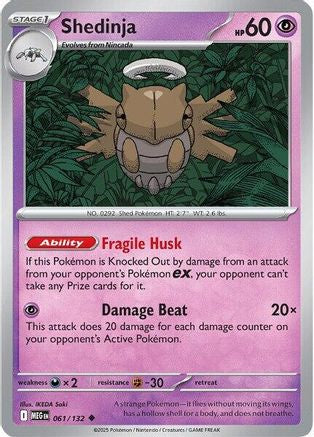 Shedinja 061/132 - ME01 Mega Evolution